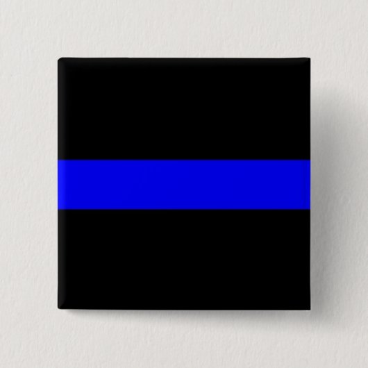 Dünnes Blue Line knöpfen Button (Vorderseite)