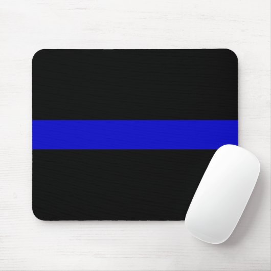 Dünnes Blue Line Mousepad (Mit Mouse)