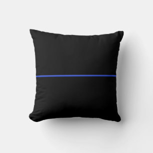 Dünnes Blue Line Pillow Kissen
