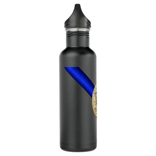 Dünnes Blue Line Trinkflasche (Links)