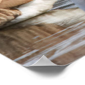 Dünnes Eis Poster (Ecke)