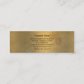 Dünnes elegantes Segonzac viktorianisches 3,5" x Mini Visitenkarte (Rückseite)