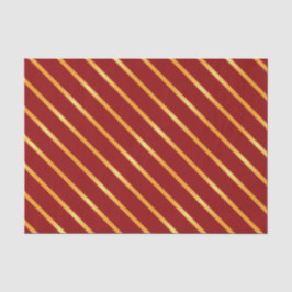 Dünnes Gold-metallische diagonale Streifen Seidenpapier