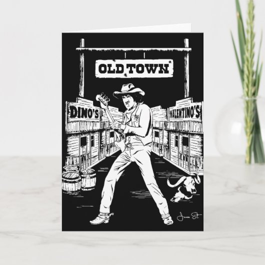 Dünnes Lizzy Karte (Vorderseite)