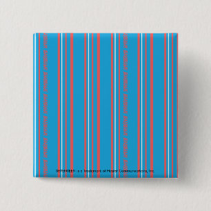 Dünnes Streifen-Aqua Button