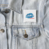 Dünnes Streifen-Aqua Button (Beispiel)