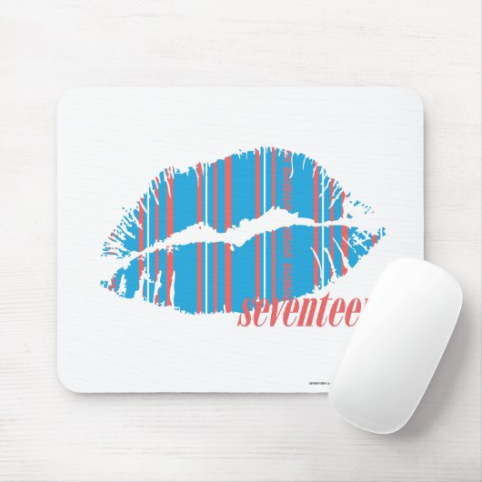 Dünnes Streifen-Aqua Mousepad (Mit Mouse)