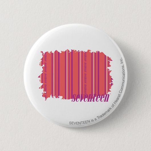 Dünnes Streifen-Rosa 2 Button (Vorderseite)