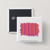 Dünnes Streifen-Rosa 2 Button (Vorne & Hinten)