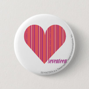Dünnes Streifen-Rosa 3 Button