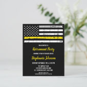 Dünngelbe Linie Polizei 911 Rückführung von Spedit (Stehend Vorderseite)