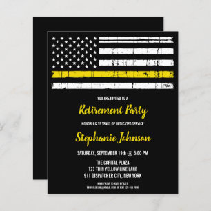 Dünngelbe Linie Polizei 911 Rückführung von Spedit