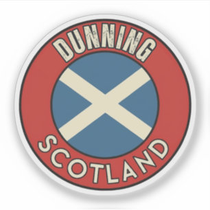 Dunning, Schottland Aufkleber
