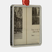 Dunning Straße Saratoga Springs Ornament Aus Metall (Rechts)