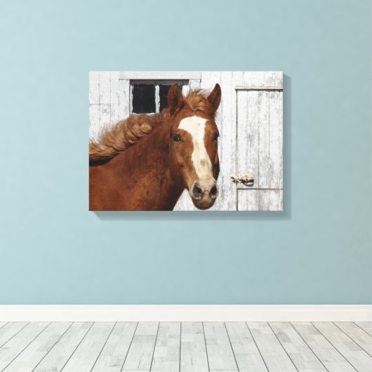 Dunnit Says Hello Leinwanddruck (Insitu (Holzboden))