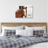 Dunnit Says Hello Leinwanddruck (Insitu (Schlafzimmer))