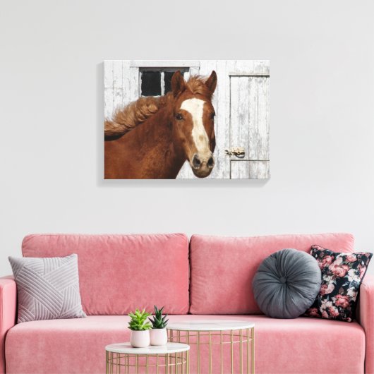 Dunnit Says Hello Leinwanddruck (Insitu (Wohnzimmer))