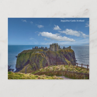 Dunnottar Castle Feiertagspostkarte