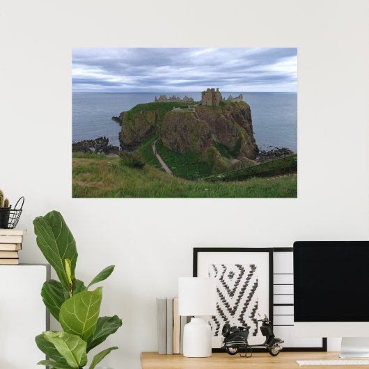 Dunnottar Castle Poster (Heimbüro)
