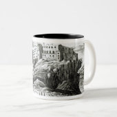 Dunnottar Schloss Zweifarbige Tasse (VorderseiteRechts)