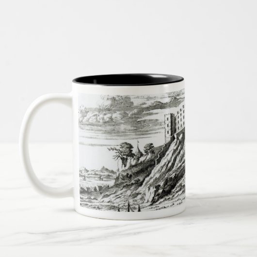 Dunnottar Schloss Zweifarbige Tasse (Links)