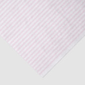 Dünnrosa und weiße Streifen - Papiergewebe Seidenpapier (Ausschnitt)