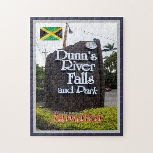 Dunn's River Falls and Park - Jamaika - Puzzle (Vertikal)