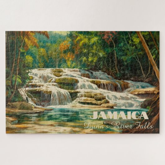 Dunns River Falls Jamaica Jigsaw Puzzle für Erwach (Horizontal)