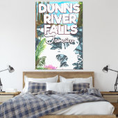 Dunn's River Falls Jamaica Reiseplakat Leinwanddruck (Insitu (Schlafzimmer))