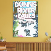 Dunn's River Falls Jamaica Reiseplakat Leinwanddruck (Insitu (Wohnzimmer))