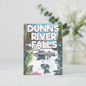 Dunn's River Falls Jamaica Reiseplakat Postkarte (Stehend Vorderseite)