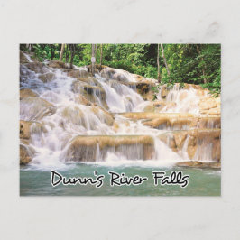 Dunn's River Falls Jamaica schließt Postkarte