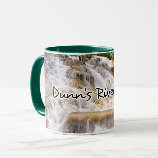 Dunn's River Falls Jamaica schließt Tasse (Vorderseite Links)