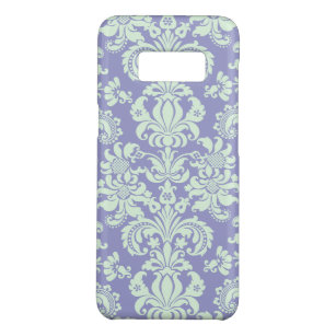 Dünnschicht-grüne und Lavendel-Damasken Case-Mate Samsung Galaxy S8 Hülle