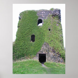 Dunollie Castle Oban Bay, Schottland Poster