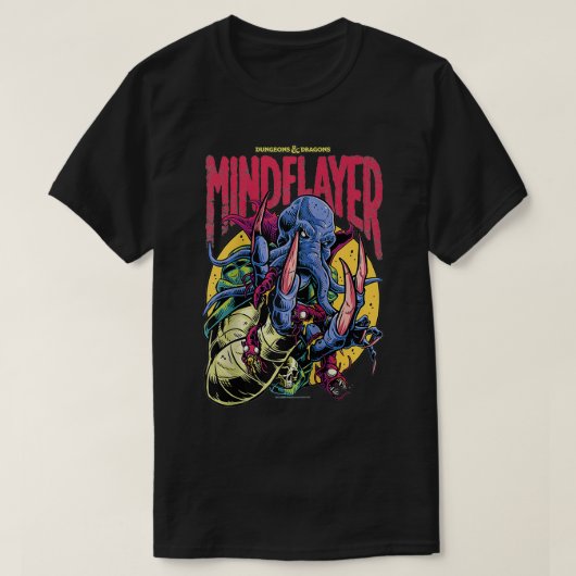 Dunons & Dragons Mindflayer Logo T-Shirt (Design vorne)