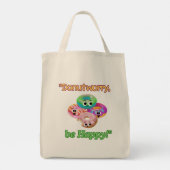 DUNOT SORRY SEIN GLÜCKLICH TRAGETASCHE (Rückseite)