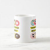 Dunot Stopp Glaube - Donuts Zitat Kaffeetasse (Mittel)