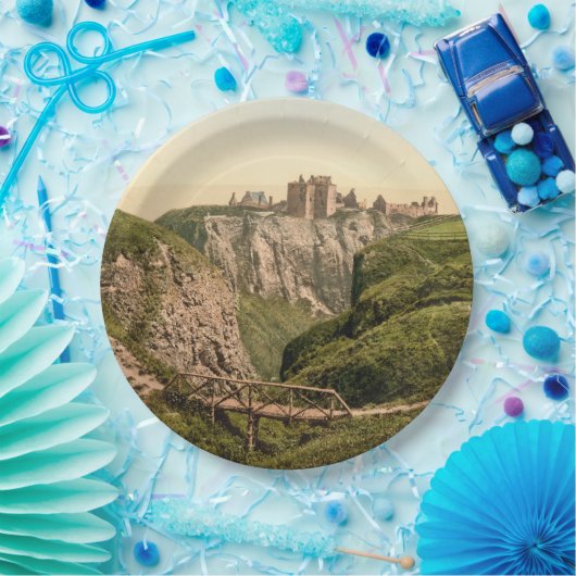 Dunottar Schloss, Stonehaven, Schottland Pappteller (Party)
