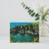 Dunquin harben, Derry, Irland, Vintage Postkarte (Stehend Vorderseite)