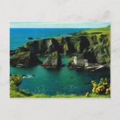 Dunquin harben, Derry, Irland, Vintage Postkarte (Vorderseite)