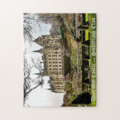 Dunrobin-Burg im Sutherland Clan im Herbst Puzzle (Vertikal)