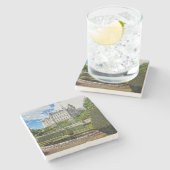 Dunrobin Burgarchitektur Foto Steinuntersetzer (Seitenansicht)