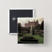 Dunrobin Castle, Schottland Button (Vorne & Hinten)