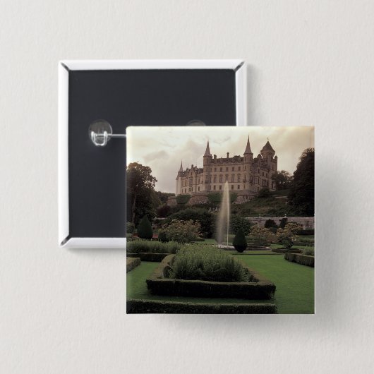 Dunrobin Castle, Schottland Button (Vorne & Hinten)