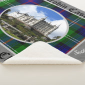 Dunrobin Castle Sutherland Spellan und Tartan Sherpadecke (3/4)