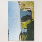 Dunseverick Castle Antrim Irland Puzzle (Vertikal)