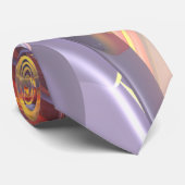 Dunst-abstrakte Krawatte (Gerollt)