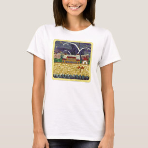 Dunst ~ Bondi Strand   Sydney der Kleidungs-  lila T-Shirt
