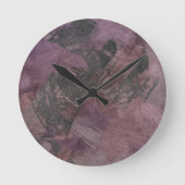 Dunst II Runde Wanduhr (Vorderseite)